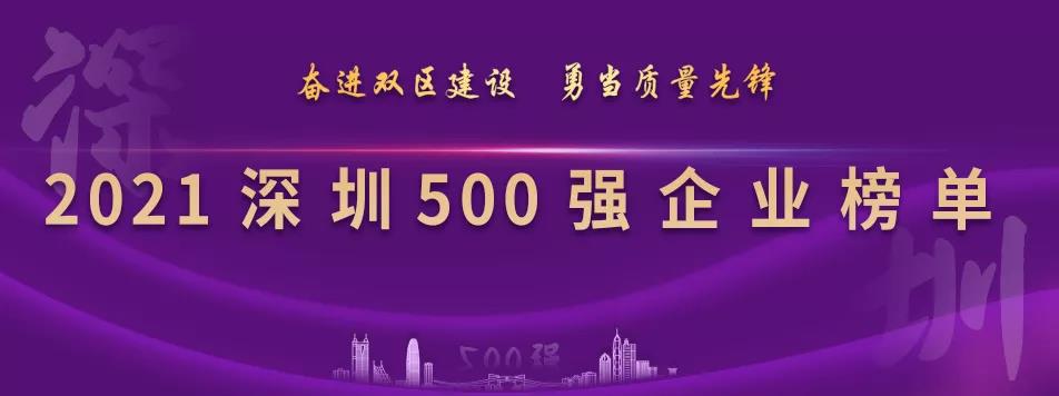 “2021深圳500强企业榜单”出炉，LDSports乐动列第23位